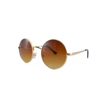 Ochelari de soare Rotunzi Retro John Lennon Maro degrade - Auriu