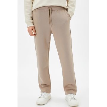 Pantaloni de trening drepti cu snur