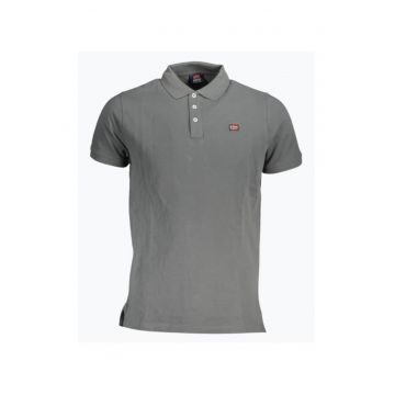 Tricou polo barbati cu logo - din bumbac -