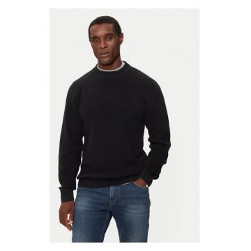 Jack&Jones Pulover 12260041 Negru Relaxed Fit - Bumbac