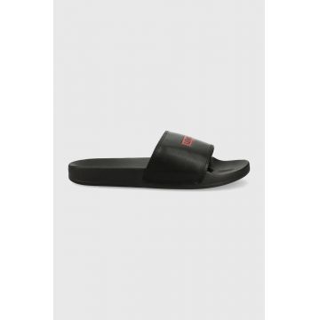 Levi's papuci June Boxtab bărbați, culoarea negru D6568.0001-59