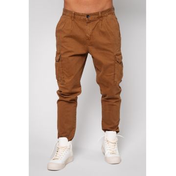 Pantaloni cargo cu croiala conica