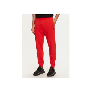 Pantaloni trening 4FWMM00TTROM0942 Visiniu Regular Fit - Bumbac