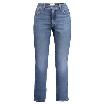 Jeans barbati Larston - cu talie medie si croiala Slim fit - Albastru