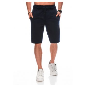 Pantaloni scurti de trening  EM-SRBS-0101 - Pentru barbati - Cu snur - Albastru - L