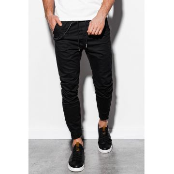 Pantaloni jogger conici cu snur de ajustare