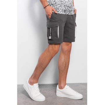 Pantaloni scurti cu buzunare laterale cu clapa