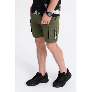 Pantaloni scurti cu buzunare laterale cu clapa