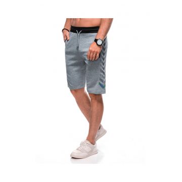 Pantaloni scurti cu snur W502 - Pentru barbati - Bumbac