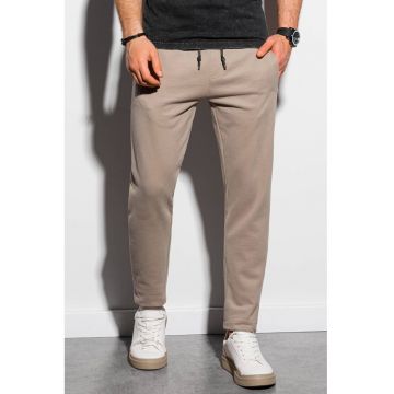 Pantaloni sport de bumbac cu snur de ajustare in talie