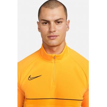 Bluza cu fenta cu fermoar scurt si tehnologie Dri-Fit - pentru fotbal