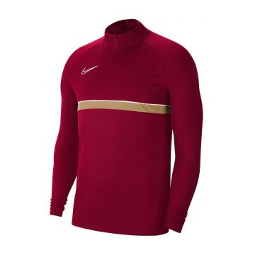 Bluza cu fenta cu fermoar scurt si tehnologie Dri-Fit - pentru fotbal