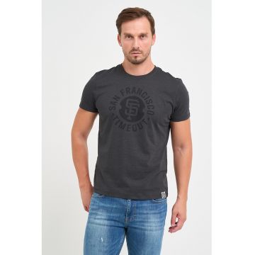 Tricou de bumbac cu imprimeu logo