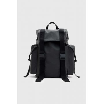 AllSaints rucsac MARS barbati, culoarea negru, mare, neted, M090XB