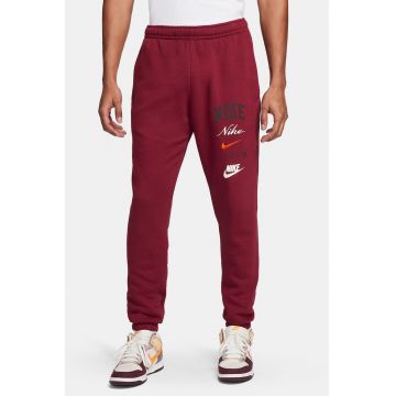 Pantaloni de trening din amestec de bumbac cu buzunare laterale