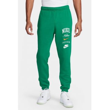 Pantaloni de trening din amestec de bumbac cu buzunare laterale