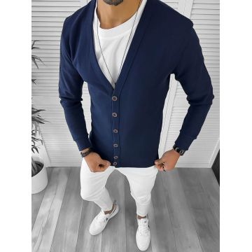 Bluza barbati bleumarin slim fit 12980