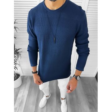 Bluza barbati bleumarin slim fit T3638