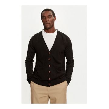 Cardigan MK-162GHAZALI Negru Regular Fit - Acril