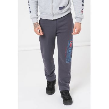 Pantaloni regular fit de trening cu logo Moffroy