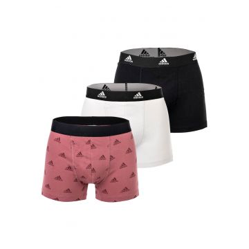 Set de boxeri cu banda logo in talie Active Flex - 3 perechi