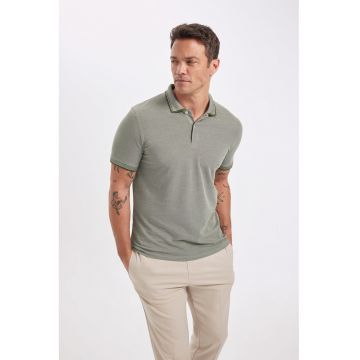 Tricou polo slim fit