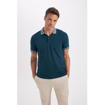 Tricou polo slim fit