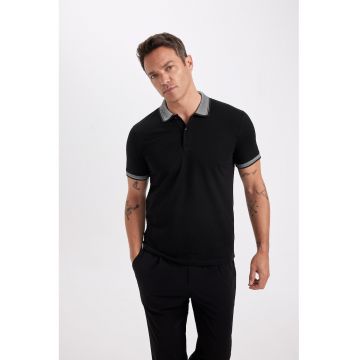 Tricou polo slim fit