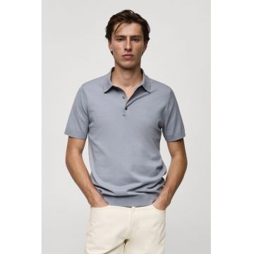 Tricou polo slim fit tricotat fin Arraona