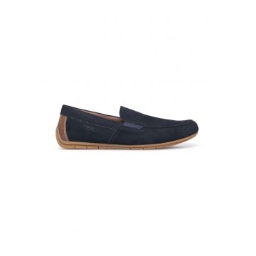 Mocasini barbati - 590559 - Piele nabuc - Bleumarin