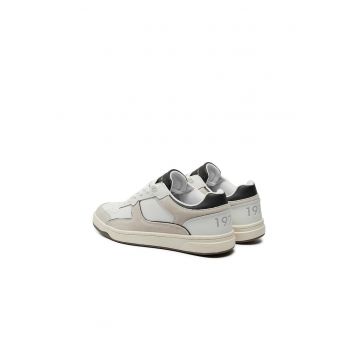 Pantofi sport barbati - 27236 - Alb - Piele naturala