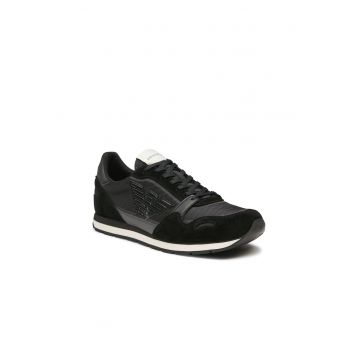 Pantofi sport barbati - 302633302 - Textil - Negru -