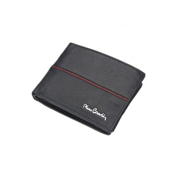 Portofel barbati - Piele naturala - Protectie RFID - Negru