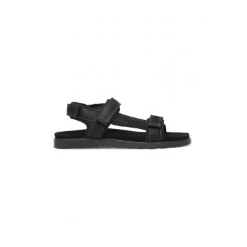 Sandale barbati - 590559 - Piele naturala - Negru