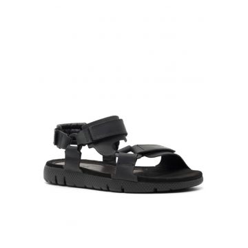 Sandale barbati - 72810 - Piele naturala - Negru