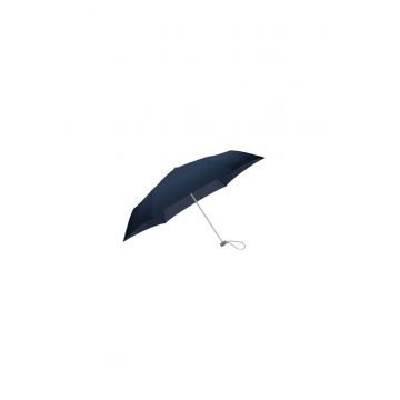 Umbrela 3 sect. manuala mini plata albastru - rain pro