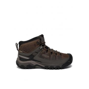 Bocanci trekking pentru barbati - Targhee III MID WP - Piele naturala - Maro/Negru