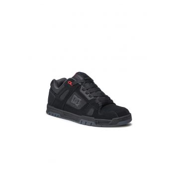 Pantofi sport barbati - 209098501 - Negru - Piele naturala/Piele nabuc -