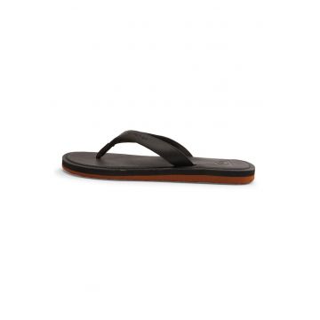 Papuci flip-flop de piele ecologica Moloka