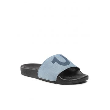 Papuci flip-flop Unisex - Textil - Albastru