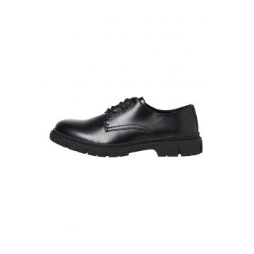 Pantofi derby de piele ecologica