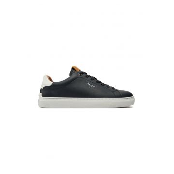 Sneakers Camden Club M PMS00020 Negru - Piele naturala