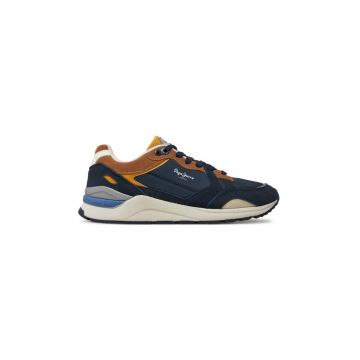 Sneakers X20 Rise PMS60018 Bleumarin - Piele naturala