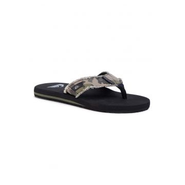 Papuci flip-flop barbati - 206545961 - Textil - Verde