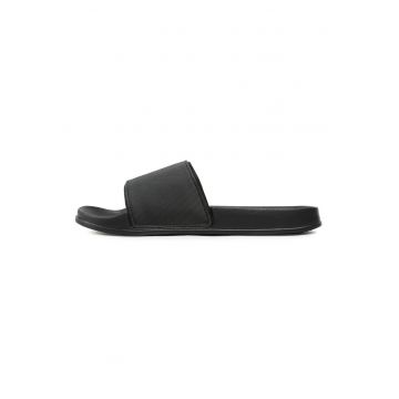 Papuci flip-flop barbati - 300504208 - Piele ecologica - Negru