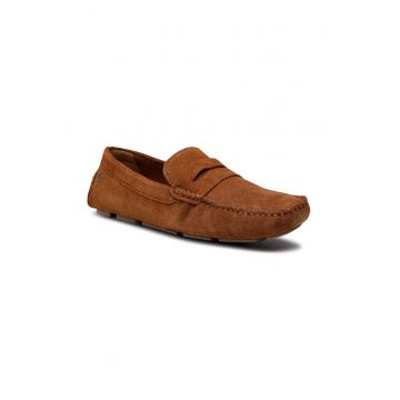 Mocasini barbati - 473551 - Piele intoarsa - Maro