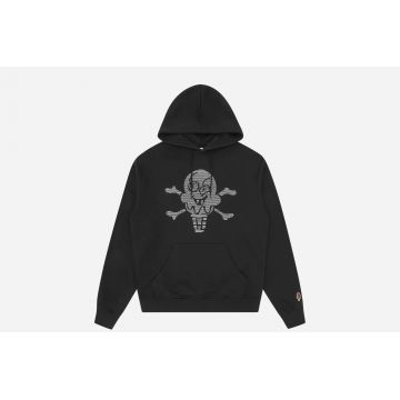 Rhinestone Cones & Bones Popover Hood