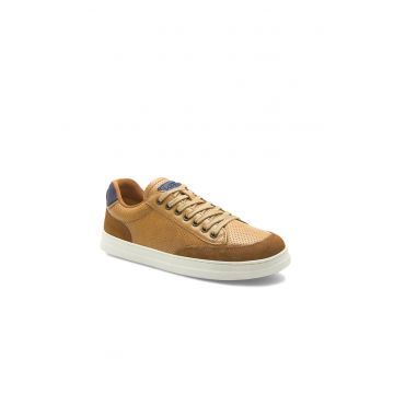 Pantofi sport barbati - 326656 - Piele naturala - Maro