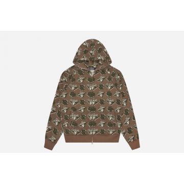 Diamonds & Dollars Zip Through Hoodie