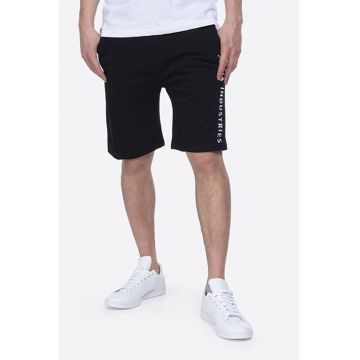 Pantaloni sport scurti cu logo brodat